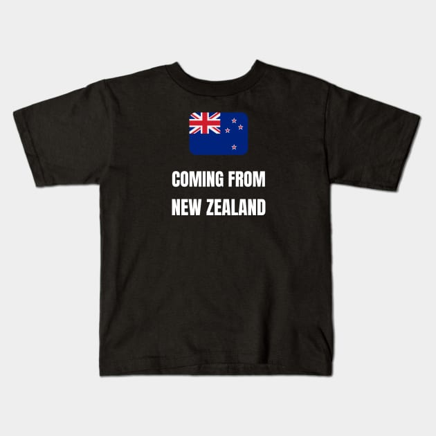 Coming from New Zealand Kids T-Shirt by InspiredCreative